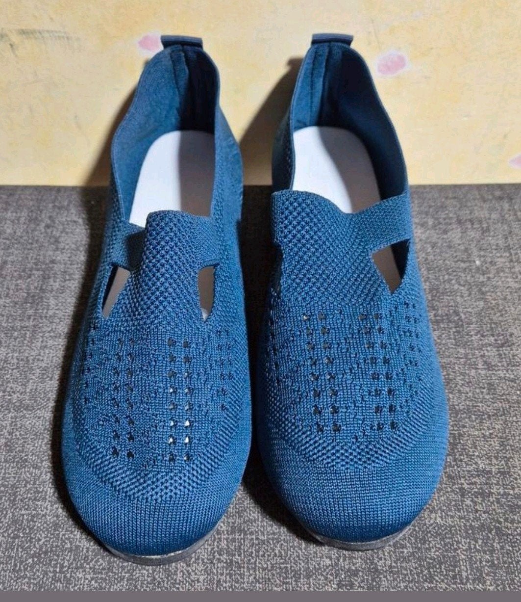 Nieuwe blauwe instappers - Maat 37, Blauw, Instappers, Nieuw, Ophalen of Verzenden