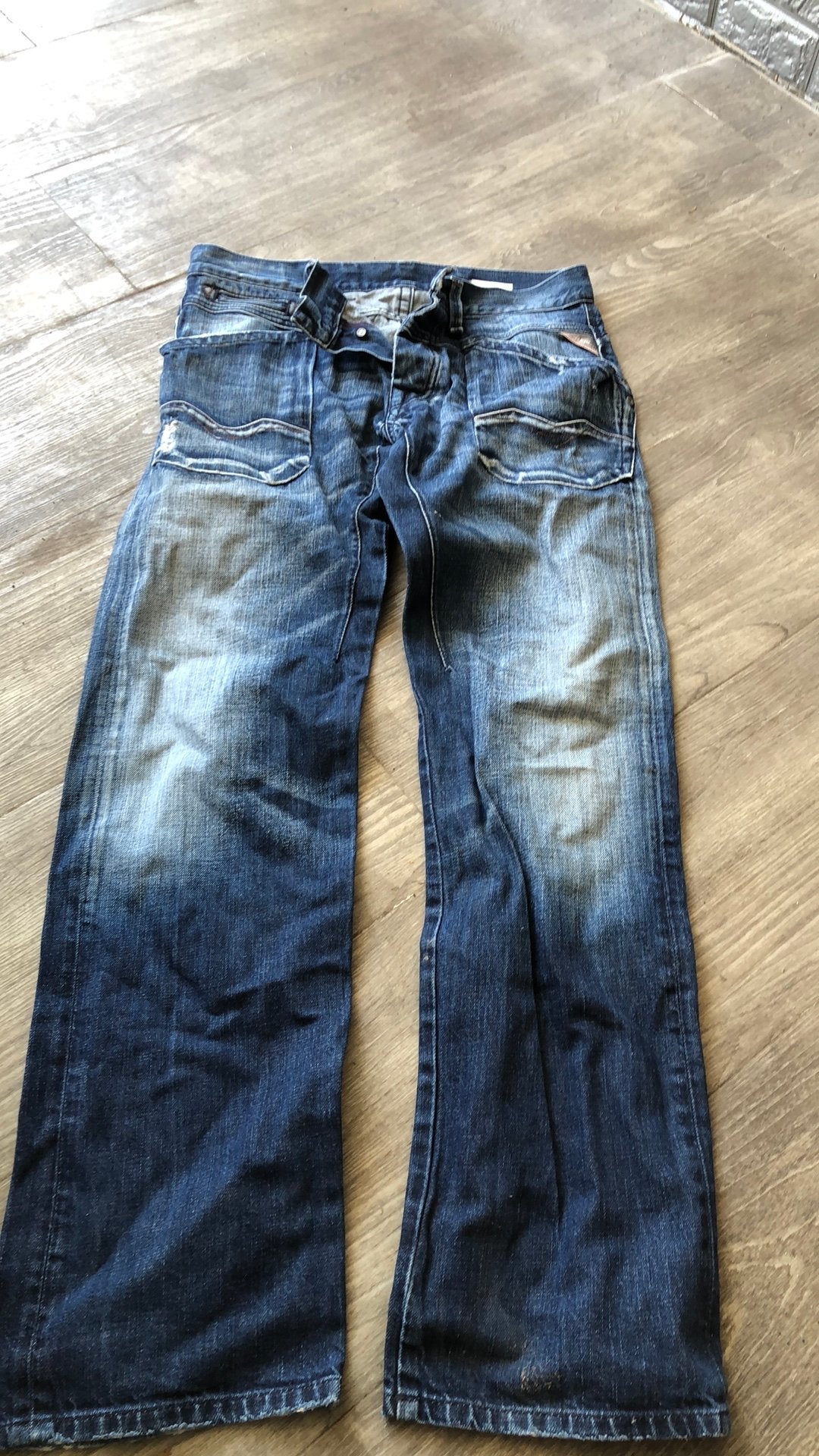 Replay spijkerbroek, Kleding | Heren, Ophalen of Verzenden, Zo goed als nieuw, Blauw, W33 - W34 (confectie 48/50)