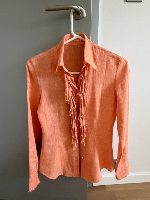 Zalmroze blouse voor dames, Blanc Kelly, Ophalen of Verzenden, Zo goed als nieuw, Roze