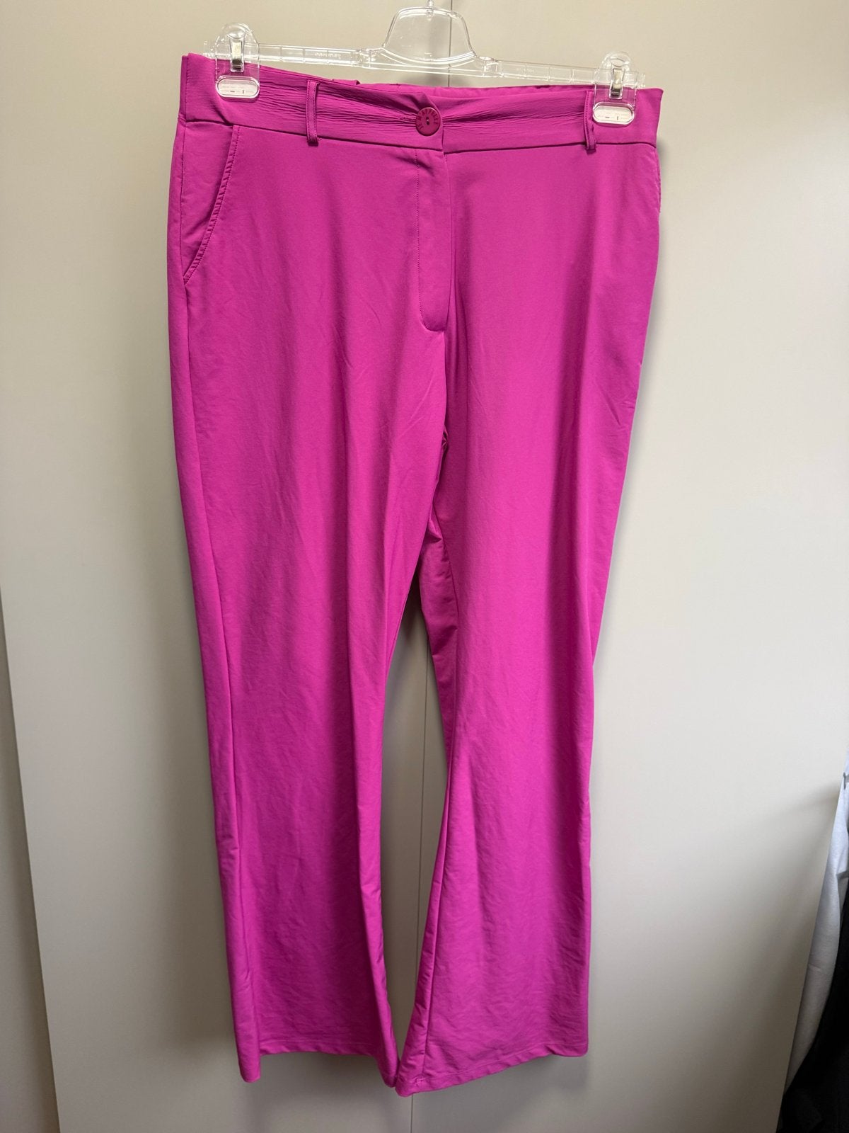 Je m'appelle travelstof flaired fuchsia broek maat XL, Kleding | Dames, Maat 46/48 (XL) of groter, Ophalen of Verzenden, Zo goed als nieuw