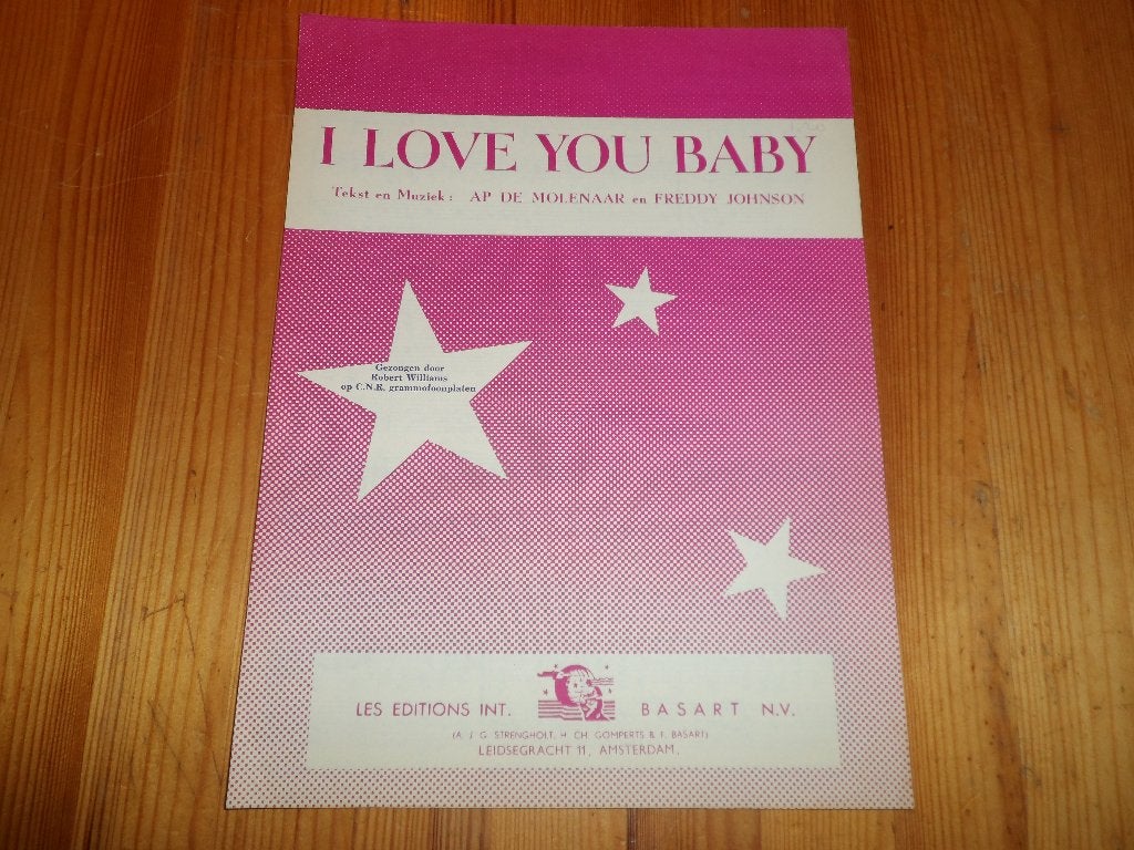 I love you baby - molenaar / johnson / elzen, Gebruikt, Gitaar, Ophalen of Verzenden, Artiest of Componist