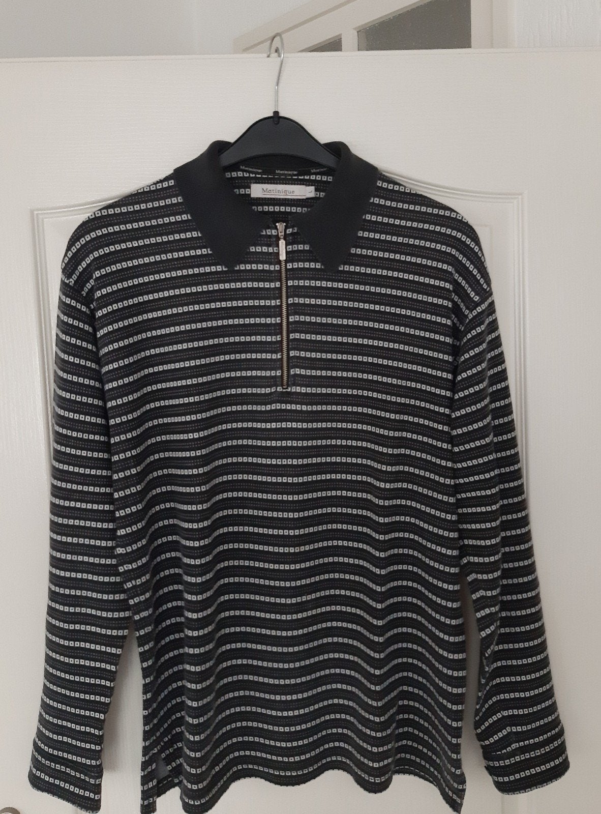 Martinique Heren Polo met Rits - Maat L, Kleding | Heren, Maat 52/54 (L), Ophalen of Verzenden, Zo goed als nieuw, Grijs