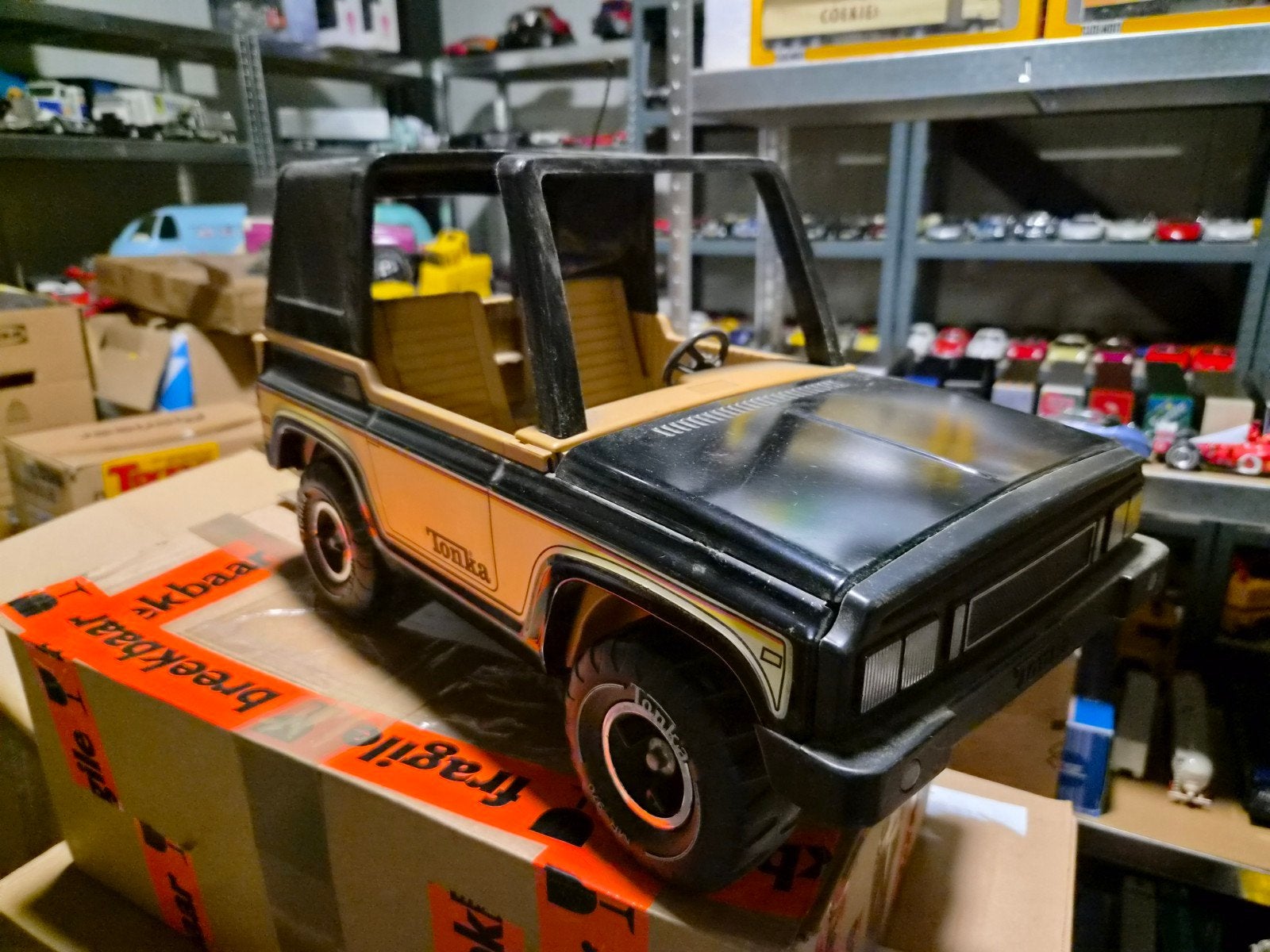 mooie jeep, Tonka, Ophalen of Verzenden, Zo goed als nieuw, Tonka