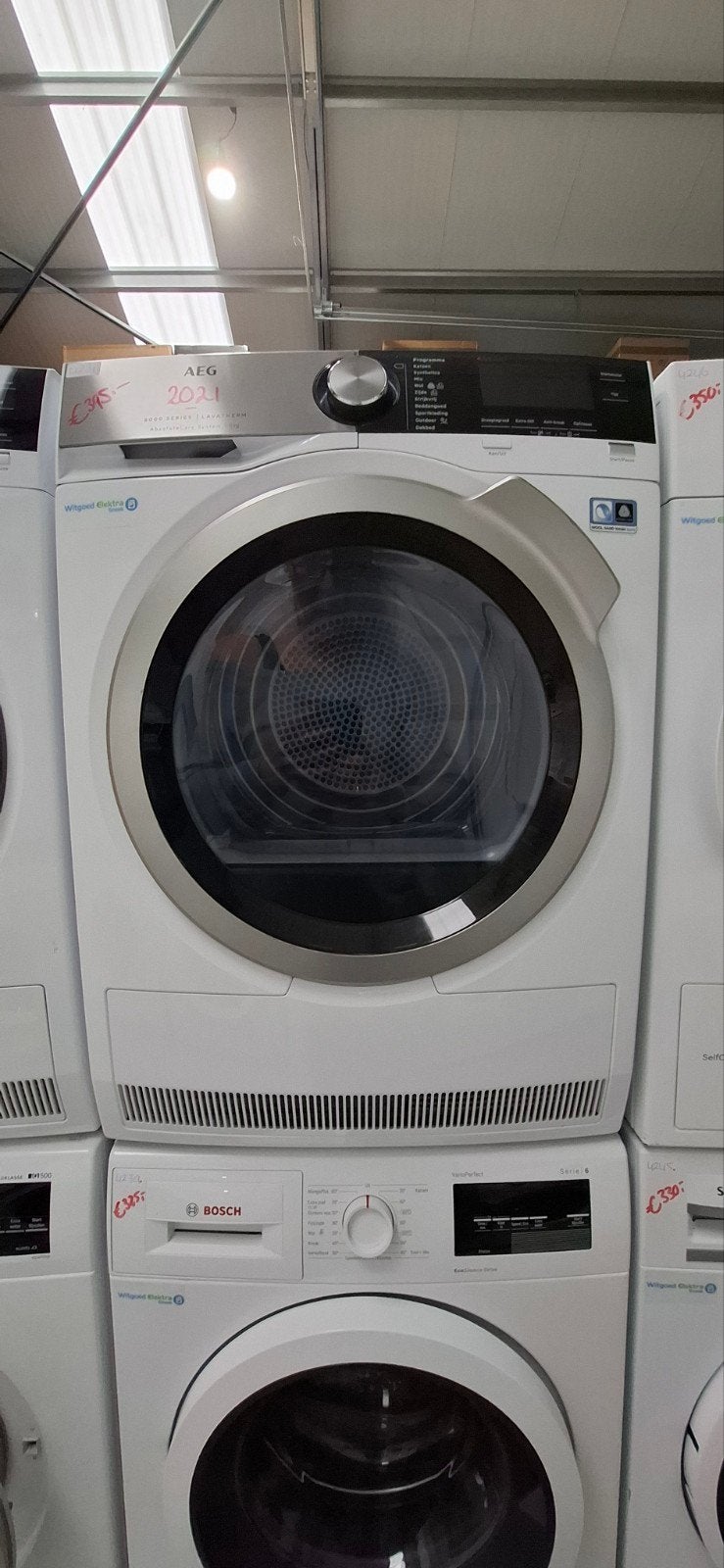 Aeg 8000 serie warmtepompdroger 2021, 6 maand garantie 4231, Witgoed en Apparatuur, Wasdrogers, Ophalen, Minder dan 85 cm, 8 tot 10 kg