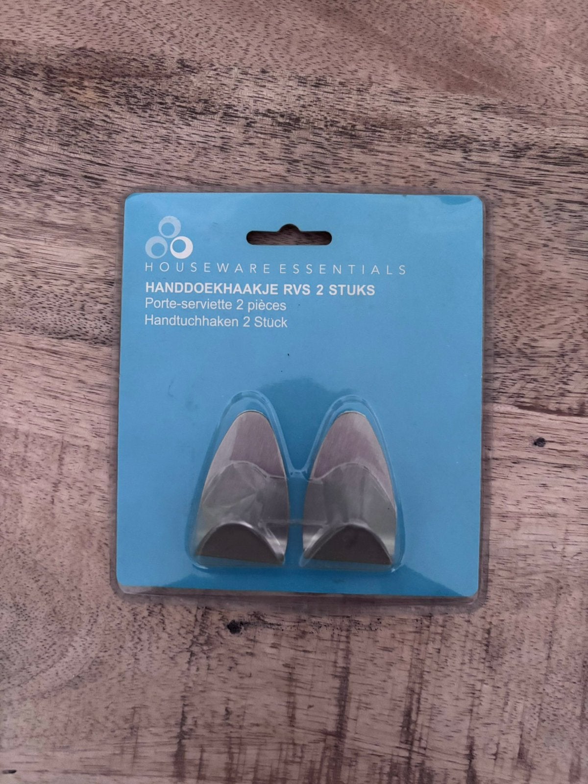 Nieuw: 2 RVS Handdoekhaakjes / Handdoekhaken, Overige merken, Nieuw, Ophalen of Verzenden, Handdoekhaak