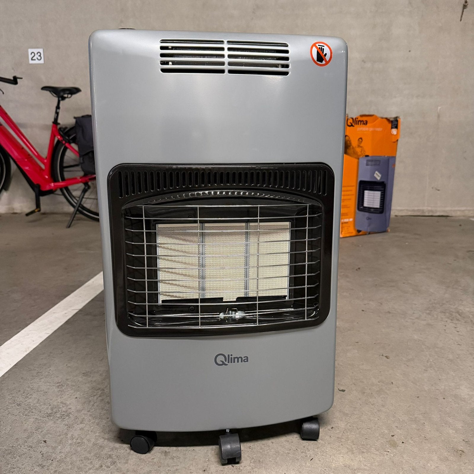 Verplaatsbare Gaskachel QLIMA GH 959 RF, Huis en Inrichting, Kachels, Gas, Petroleumkachel, Ophalen of Verzenden, Zo goed als nieuw