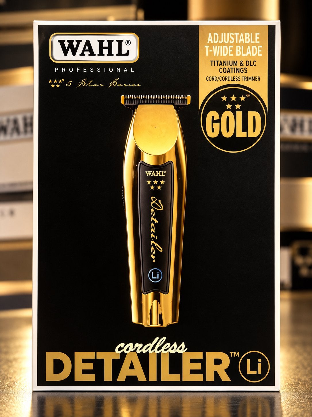 Wahl Cordless Detailer Li Gold Tondeuse - Nieuw in doos, Ophalen of Verzenden, Nieuw, Tondeuse