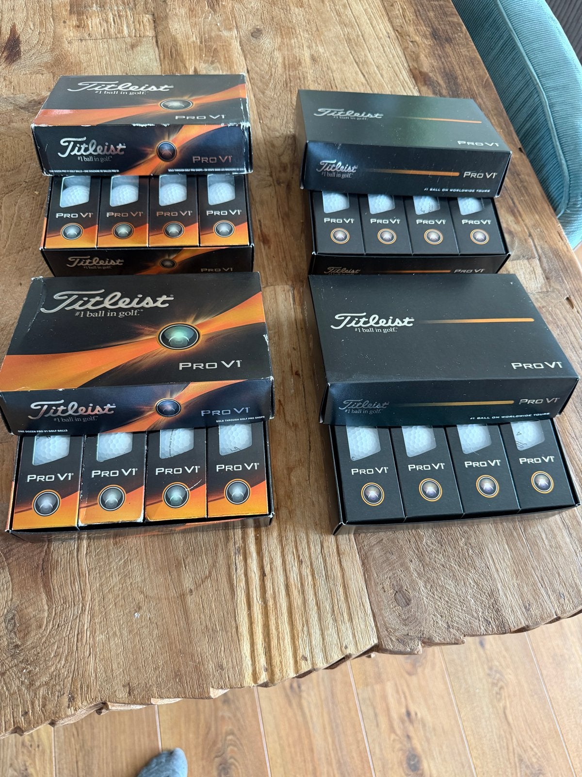 4 dozijn originele Titleist Pro V1 golfballen, Sport en Fitness, Golf, Ophalen of Verzenden, Nieuw, Bal(len), Overige merken