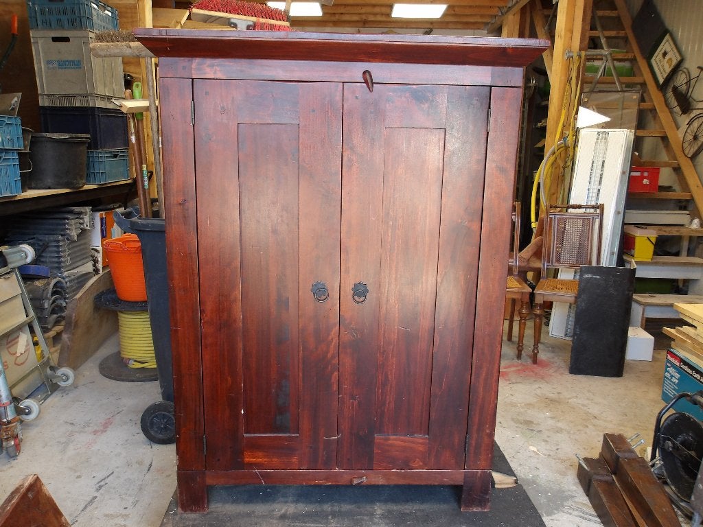 Teak houten kast, Ophalen, Gebruikt, 100 tot 150 cm, Teakhout