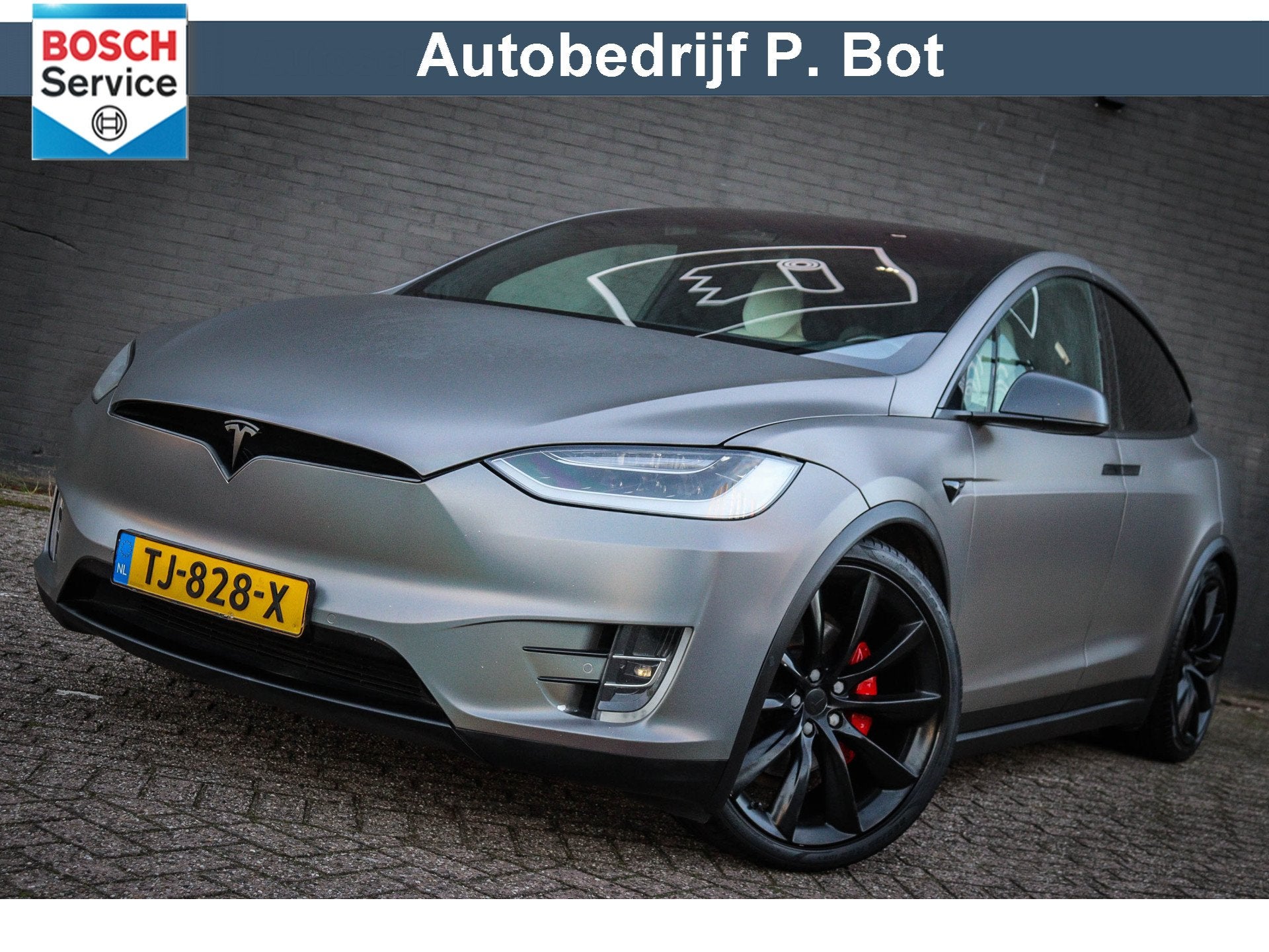 Tesla Model X 100D Performance AutoPilot (bj 2018), Auto's, Automaat, Model X, Gebruikt, 137 €/maand