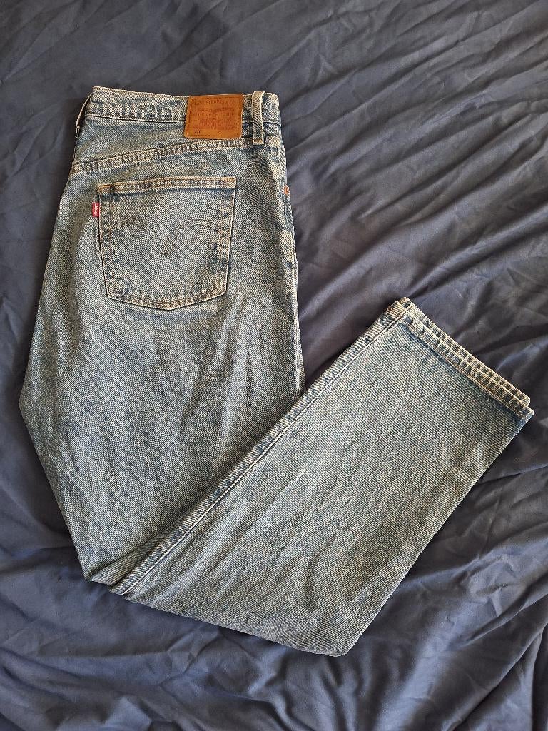 Levis 501 dames jeans, Blauw, Overige jeansmaten, Ophalen of Verzenden, Zo goed als nieuw