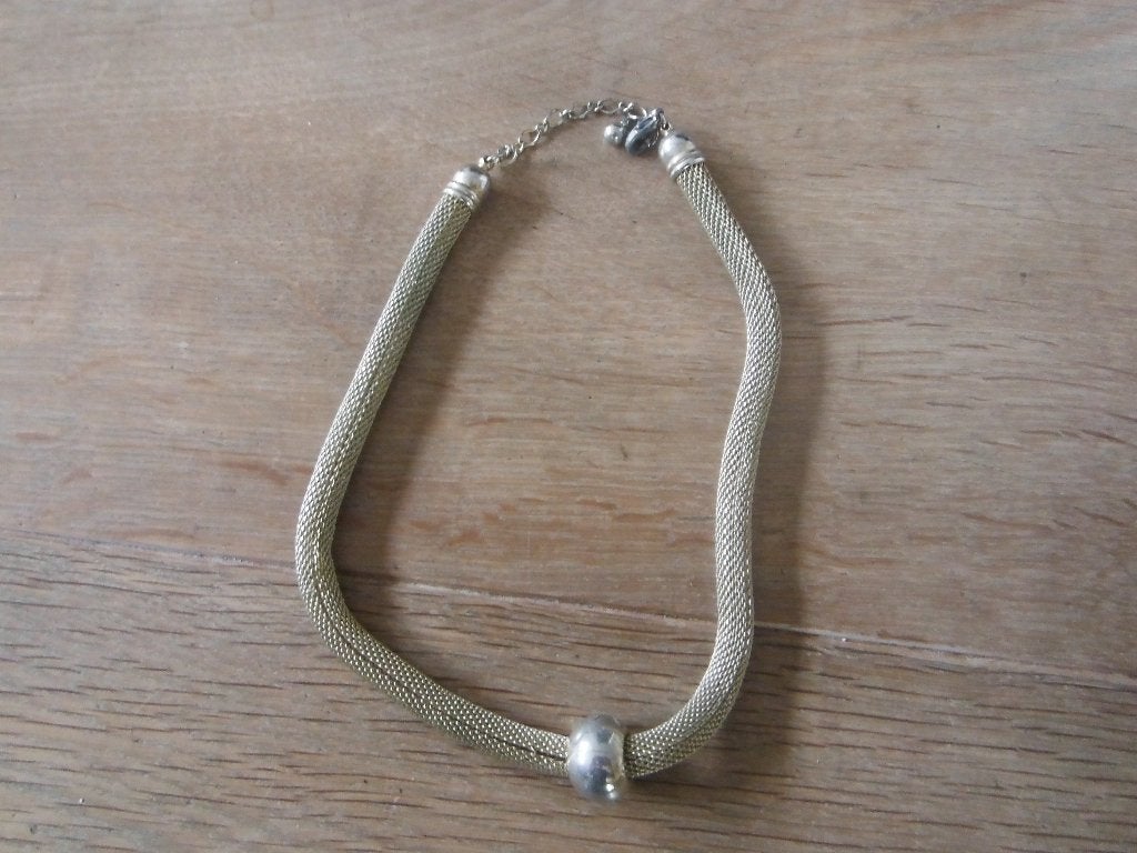 3 goudkleurige kettingen, Sieraden, Tassen en Uiterlijk, Kettingen, Gebruikt, Verzenden, Goud, Overige materialen