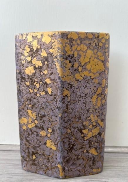 Rosenthal design vaas porselein Goldfeuer decor 1980's, Ophalen of Verzenden
