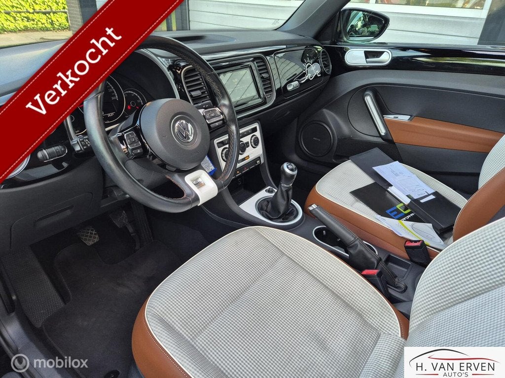 Volkswagen Beetle 1.2 TSI Design 18" PDC CRUISE CLIMA, Auto's, Volkswagen, Voorwielaandrijving, Euro 5, Beetle (Kever), 4 cilinders