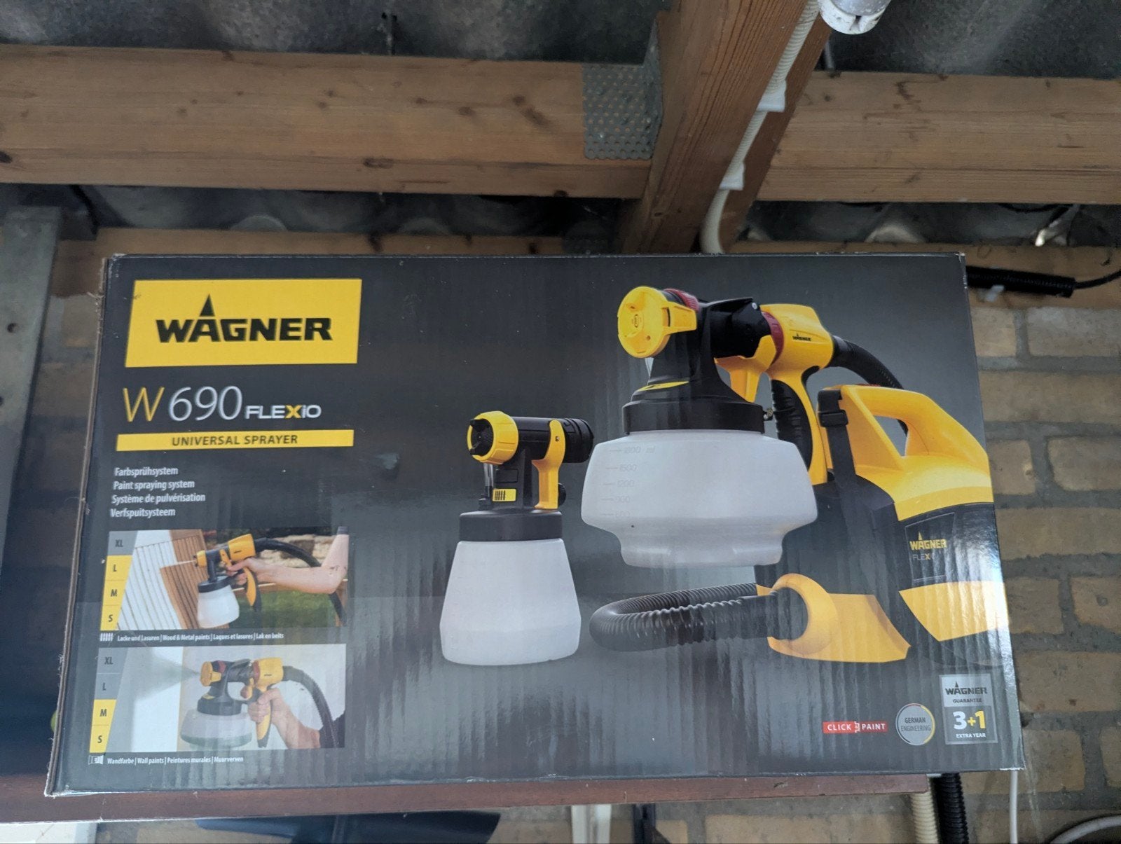 Wagner W690 Flexio verfspuit, Ophalen, Zo goed als nieuw, Verfspuit of Verfpomp