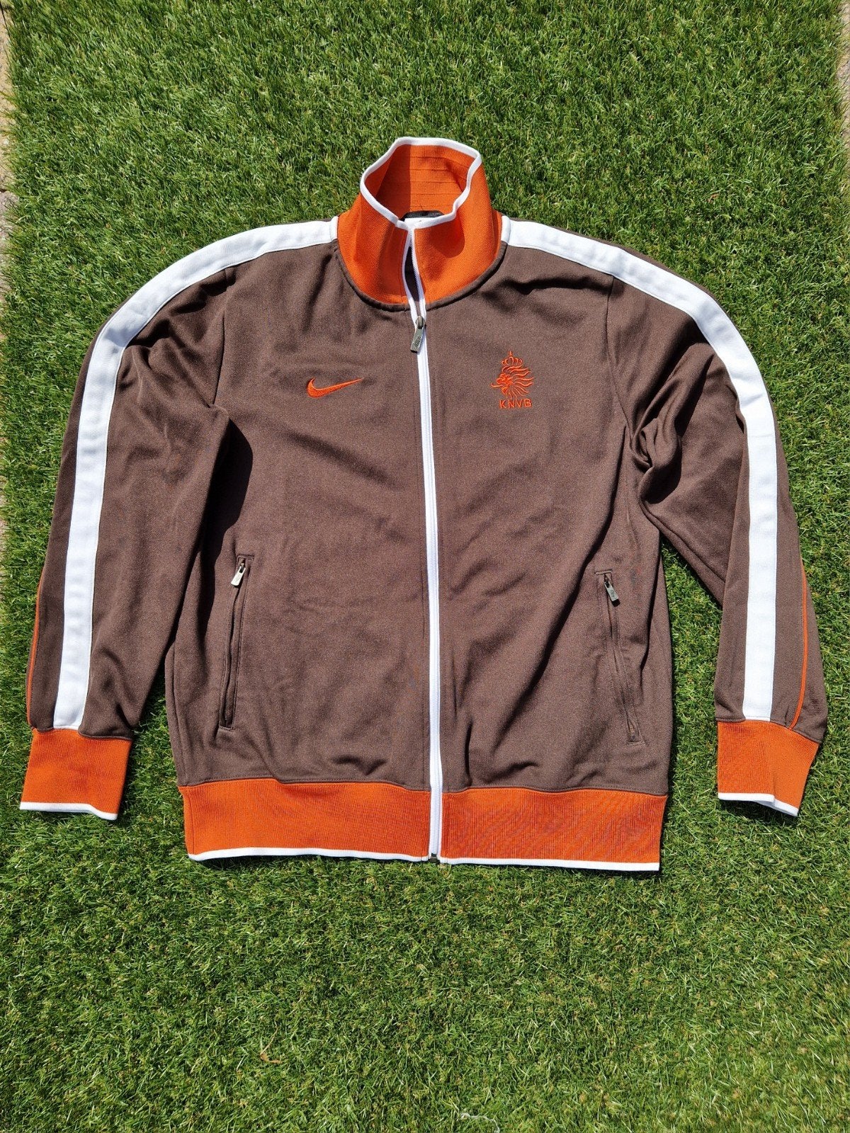 Nederlands elftal jack 2010 Oranje Anthem shirt vest N98, Kleding | Heren, Sportkleding, Overige kleuren, Maat 48/50 (M), Nike