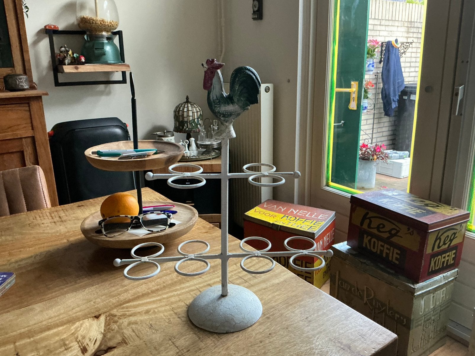 Brocante eierenrek, Ophalen of Verzenden