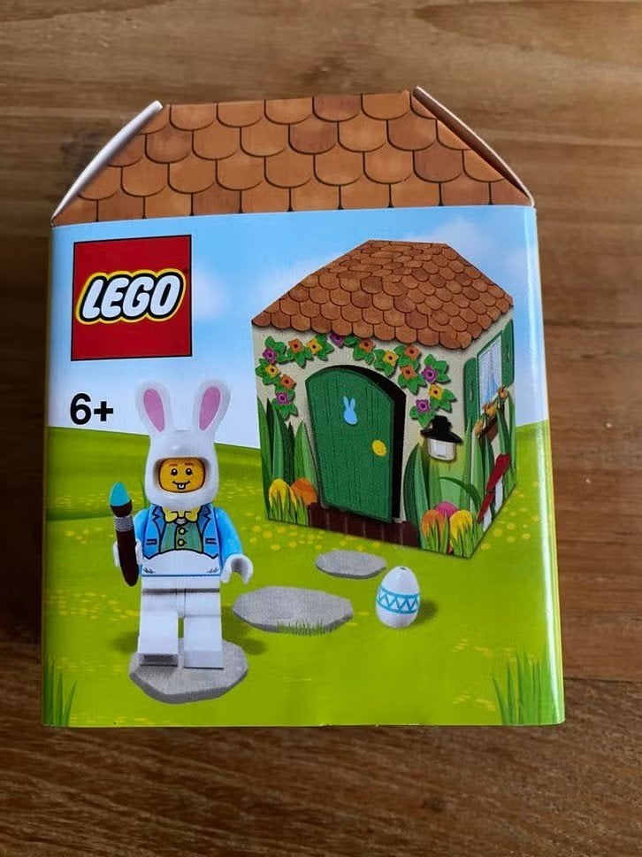 Lego - paashaas in kartonnen huisje - gelimiteerd minifiguur, Ophalen of Verzenden, Nieuw