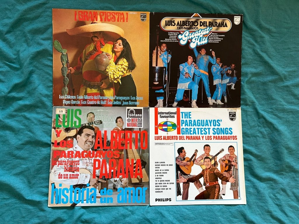 9 LP's Los Paraguayos (ook per stuk te koop), LP, Gebruikt, Traditioneel en Volksmuziek, Ophalen of Verzenden