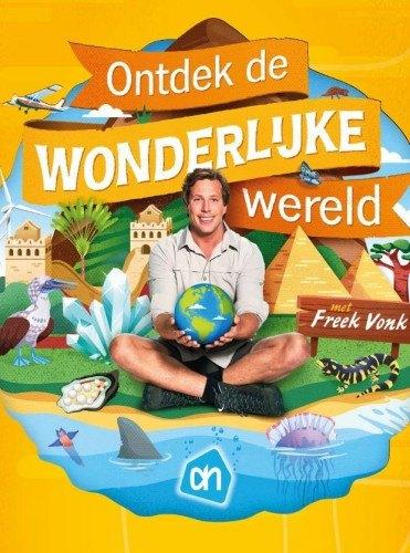 AH Ontdek de Wonderlijke Wereld plaatjes van F. Vonk. € 0,10, Albert Heijn, Ophalen of Verzenden