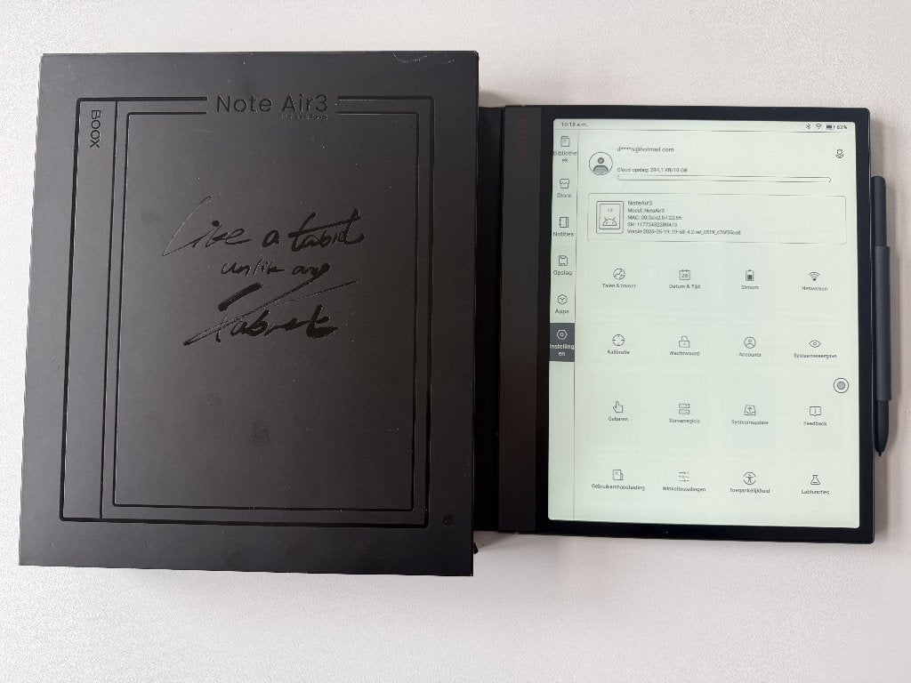 boox note air 3, Computers en Software, Bluetooth, Ophalen of Verzenden, Zo goed als nieuw, 10 inch of meer