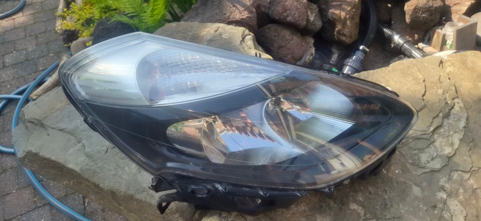 Koplamp rechts Renault clio 2011 (Gebruikt), Auto-onderdelen, Ophalen of Verzenden, Renault