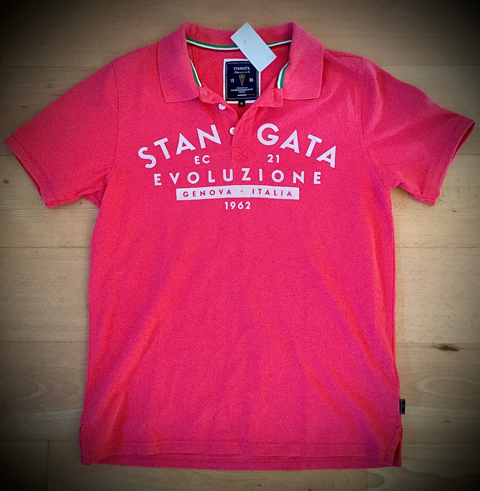 Stangata / Stan Gata design polo shirt roze M, Ophalen of Verzenden, Zo goed als nieuw, Maat 48/50 (M), Roze