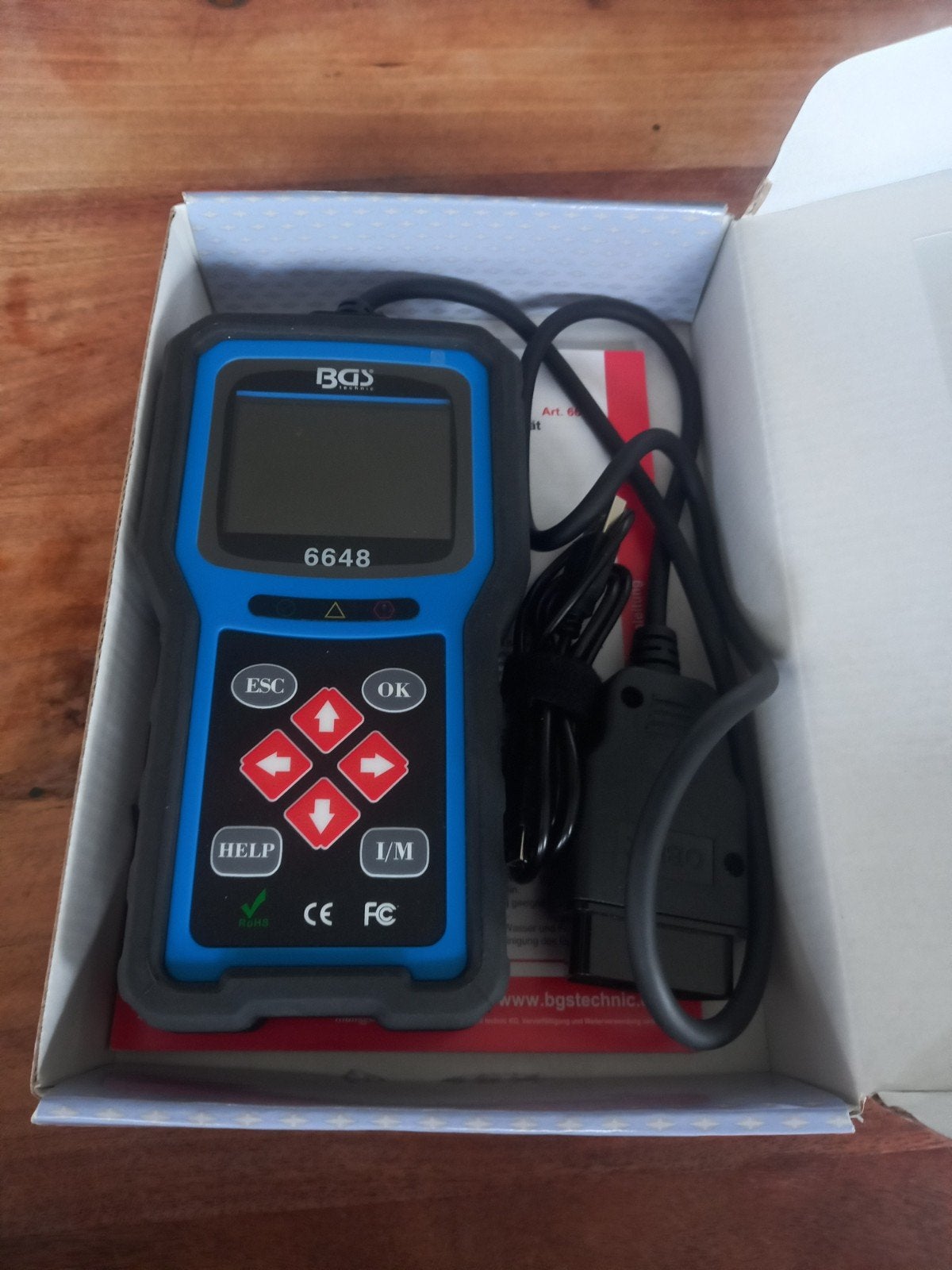 BGS 6648 OBD II Foutcode Diagnoseapparaat, Ophalen of Verzenden, Zo goed als nieuw