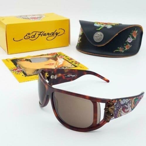 Zonnebril Ed Hardy EHS-046 67-15-115 Tortoise, Overige merken, Zonnebril, Overige kleuren, Nieuw