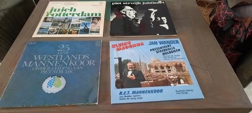 diversen LP's olv. Piet Struijk, Beschermende buitenhoes, Ophalen of Verzenden, Gebruikt, LP