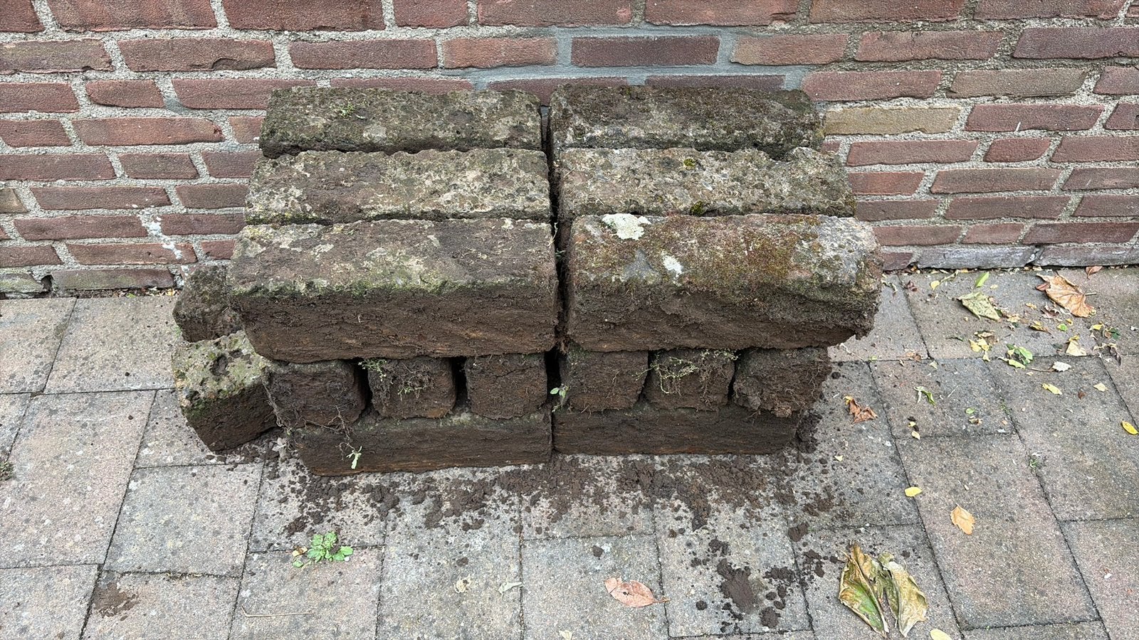 Tufsteen 37 x 11 x 16, Tuin en Terras, Ophalen, Gebruikt, Minder dan 25 cm, Minder dan 100 cm