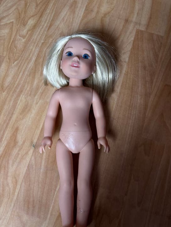 American Girl Pop met blond haar en blauwe ogen, Verzenden, Gebruikt, Pop