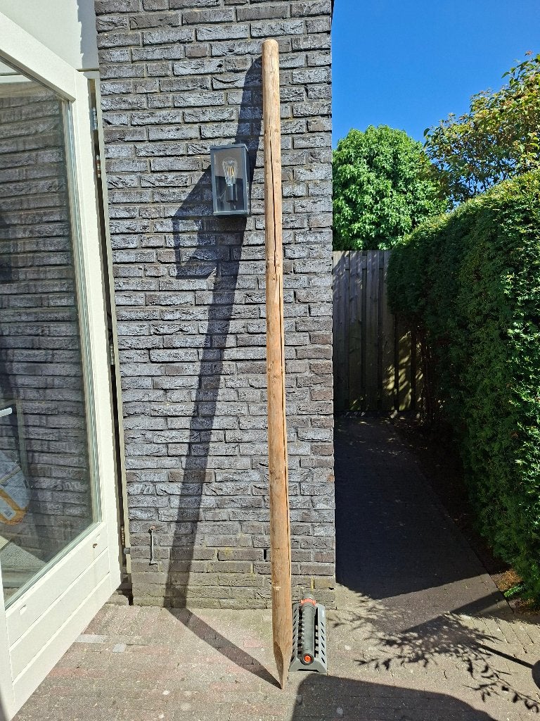 4 Houten Weidepalen 250cm hoog, Ø 6cm, Tuin en Terras, Palen, Balken en Planken, Ophalen, Nieuw, 250 cm of meer, Palen