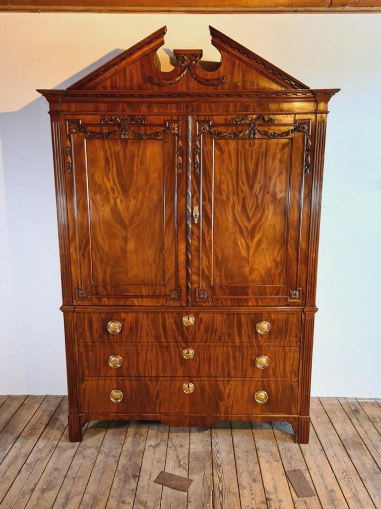 Kast, kabinet, Louis XVI, Louis Seize, Mahonie, Antiek en Kunst, Ophalen