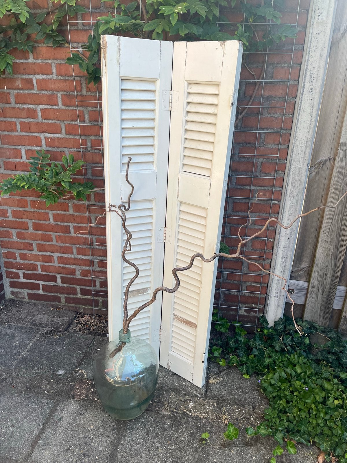 Decoratief Frans dubbel luikje, Ophalen
