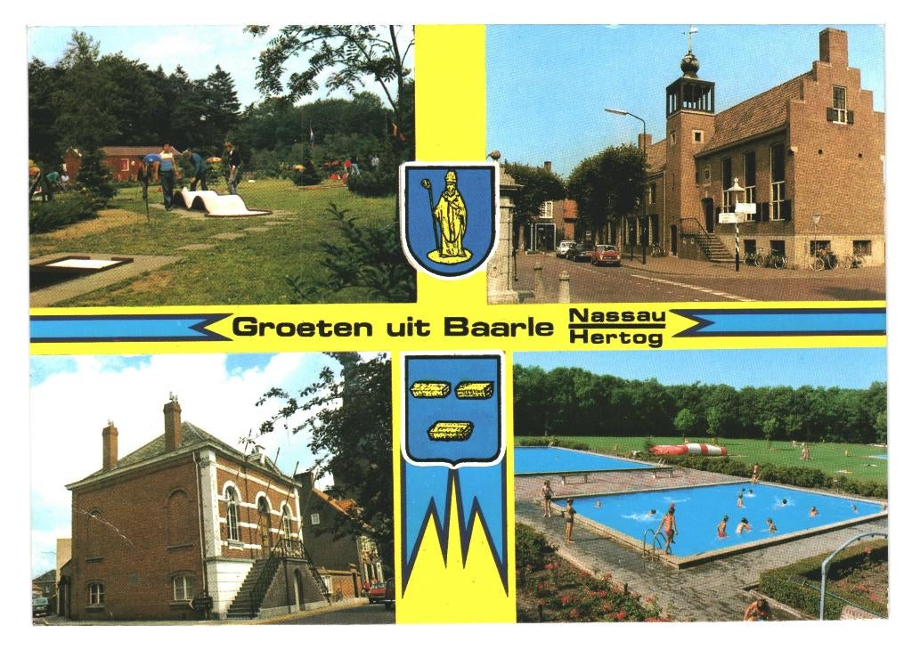 40225 Baarle Nassau Hertog 385 N Br Gelopen met postzegel
