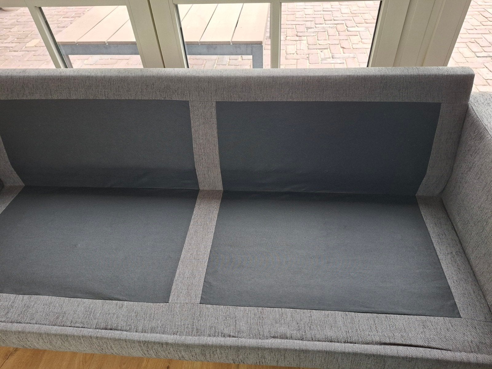 Nette bank, Ophalen, Eenpersoons, 75 tot 100 cm, Zo goed als nieuw