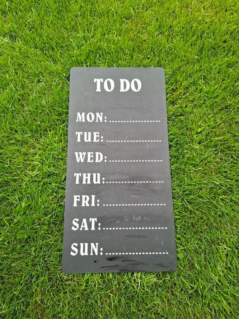 Planbord, Ophalen, Gebruikt, Krijtbord