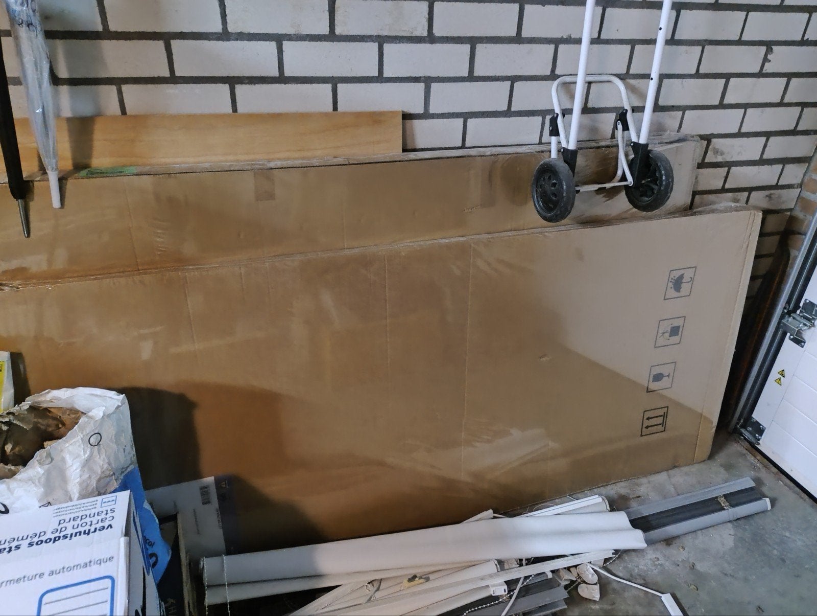 Glaswand 210x110, Ophalen, Nieuw