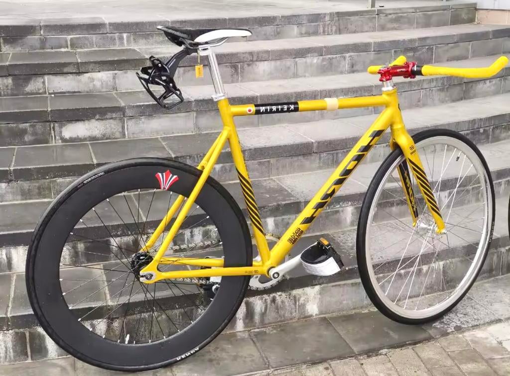 Gele Fixie Fiets Strak Design & Lichtgewicht, Overige merken, Velgrem, Versnellingen, Ophalen of Verzenden