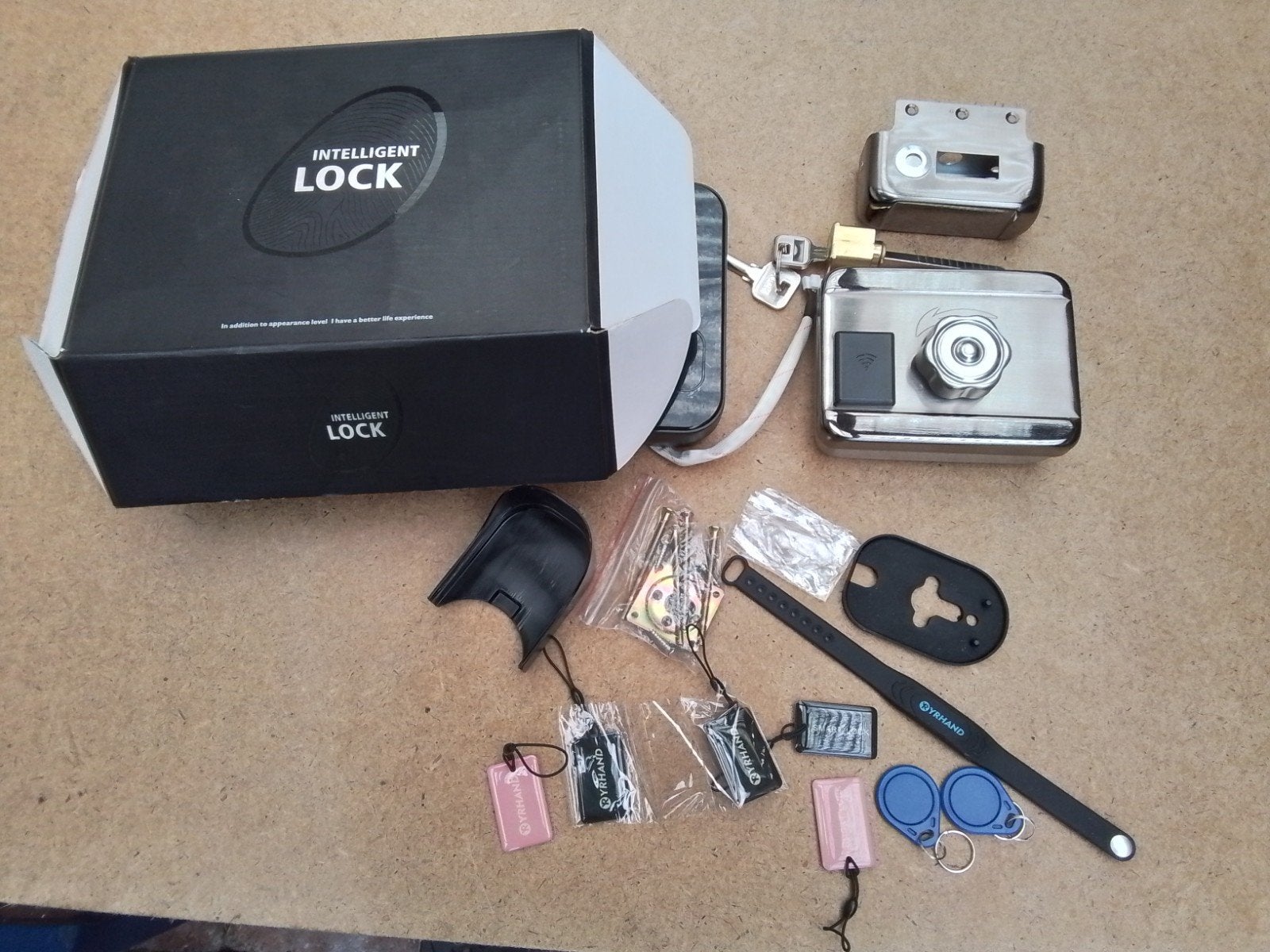 gebruiktTuya Smart Lock - Intelligent Deurslot met RFID, Ophalen of Verzenden, Gebruikt, Rvs, Slot