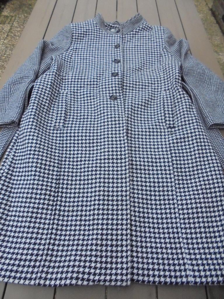 Zwart/witte winterjas PROMISS, Kleding | Dames, Grote Maten, Promiss, Zwart, Ophalen of Verzenden, Jas of Mantel