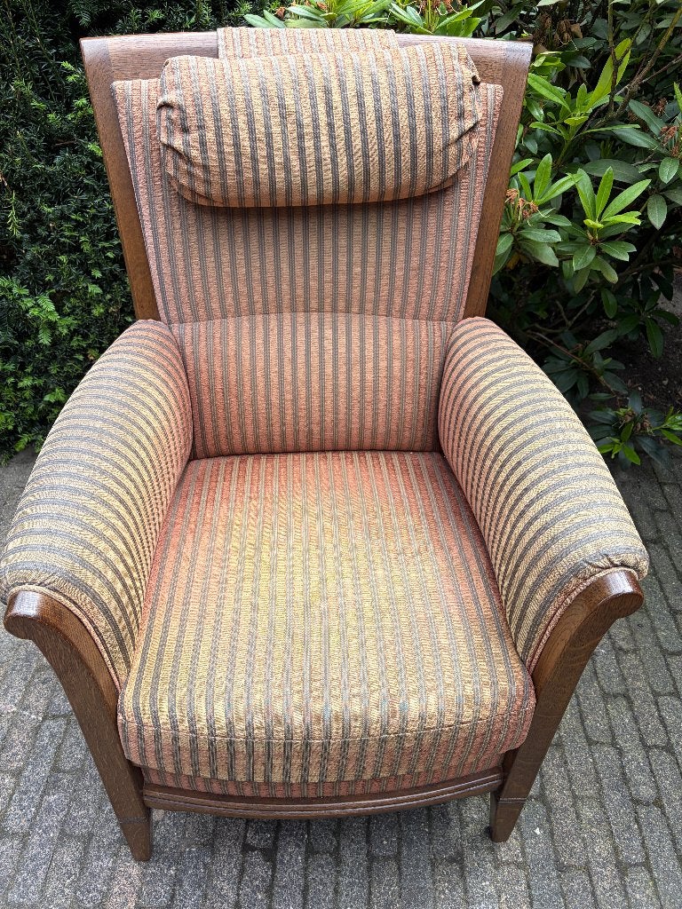 te koop aangeboden  2 Oorfauteuils vintage relax fauteuil, Huis en Inrichting, Gebruikt, 75 tot 100 cm, Ophalen of Verzenden, 50 tot 75 cm