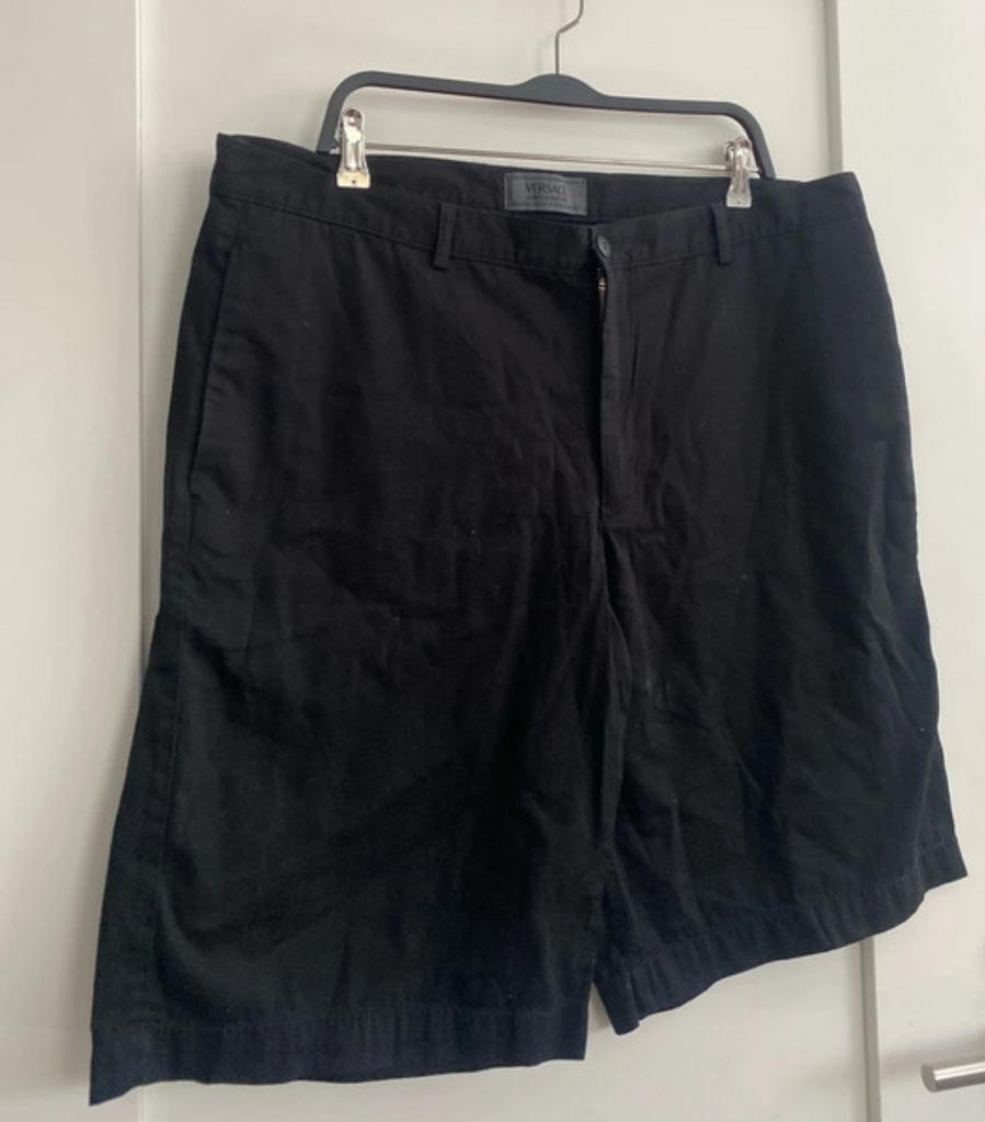 Gianni Versace.  Heren broek.  Maat 42. 56. XXL., Verzenden, Zo goed als nieuw, Zwart, Broek of Spijkerbroek