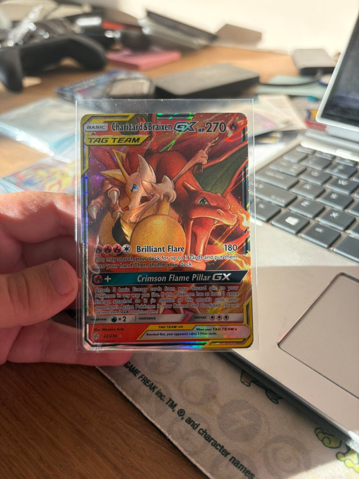 Charizard & braixen #22, Ophalen of Verzenden, Zo goed als nieuw