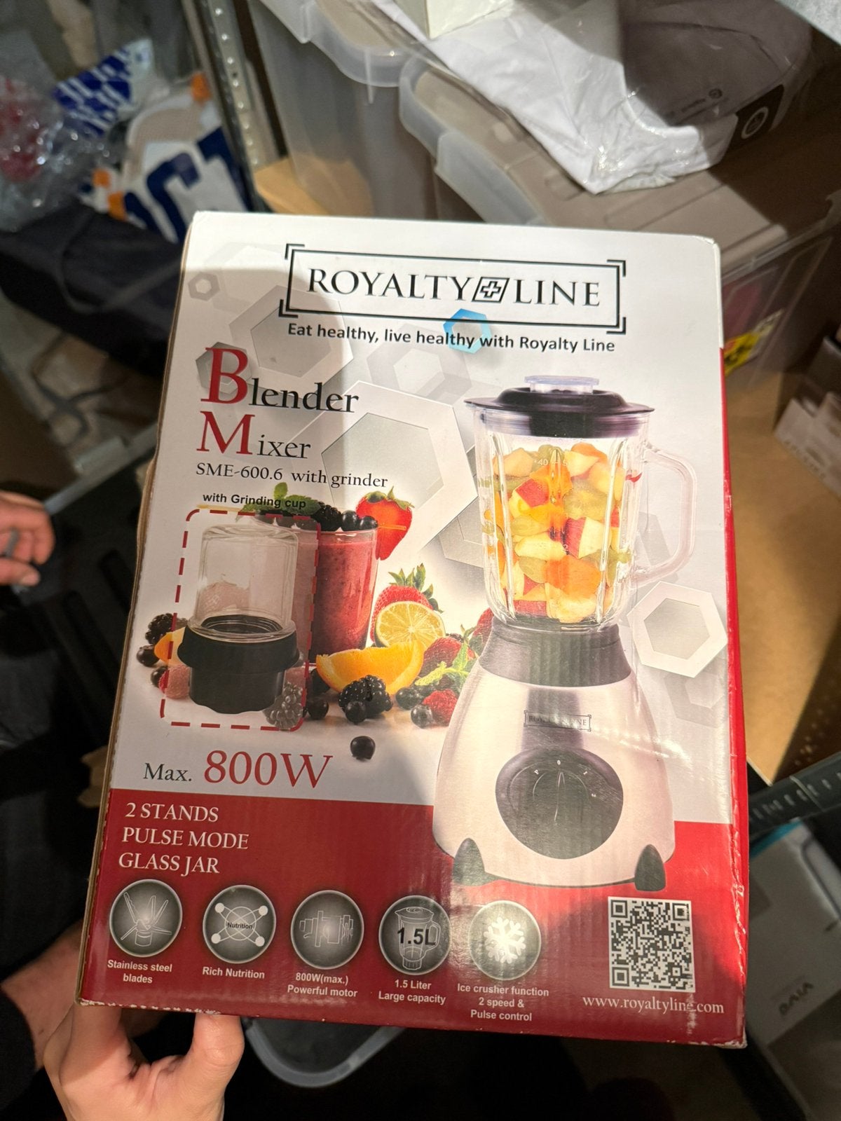 Nieuwe blender, Ophalen of Verzenden, Zo goed als nieuw, Blender