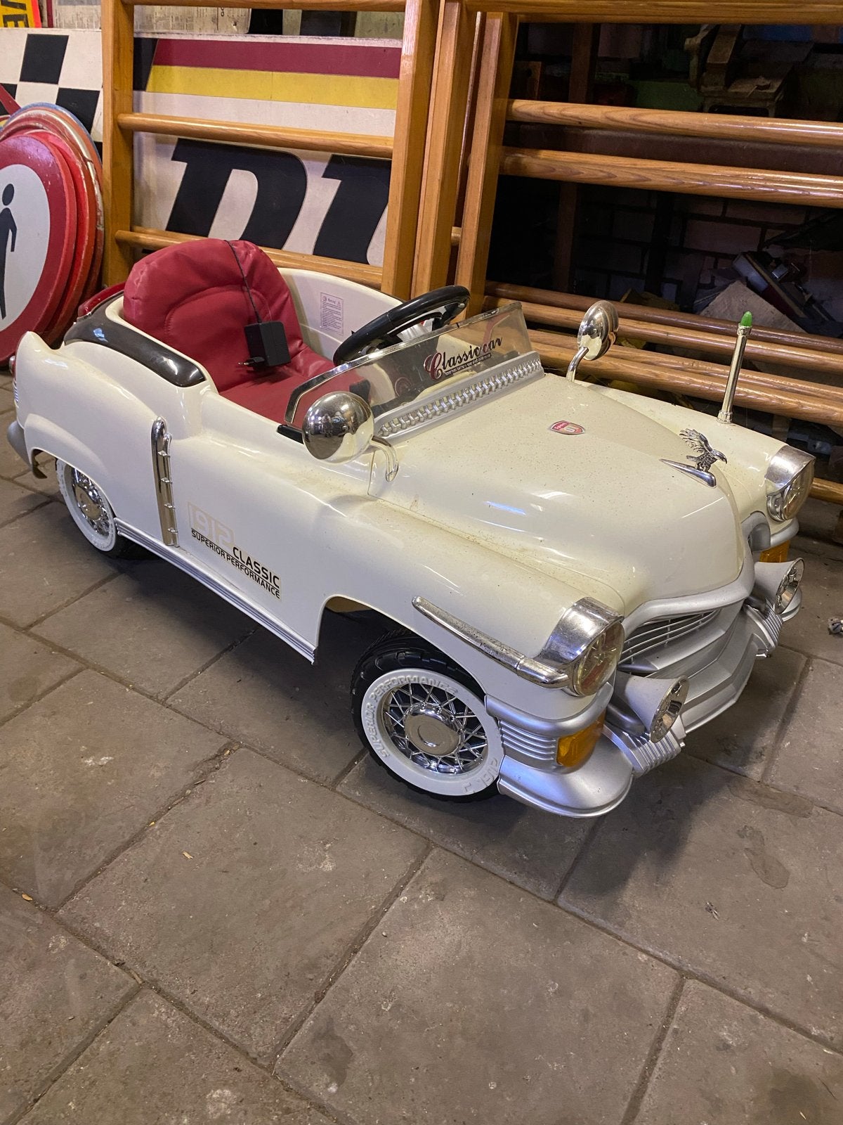 Elektrische kinderauto - Classic Car super decoratie, Ophalen, Gebruikt