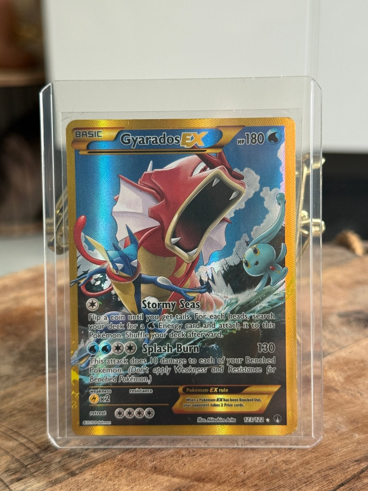 Gyarados XY Breakpoint 123/122 Pokémon Kaart, Ophalen, Zo goed als nieuw, Losse kaart, Foil