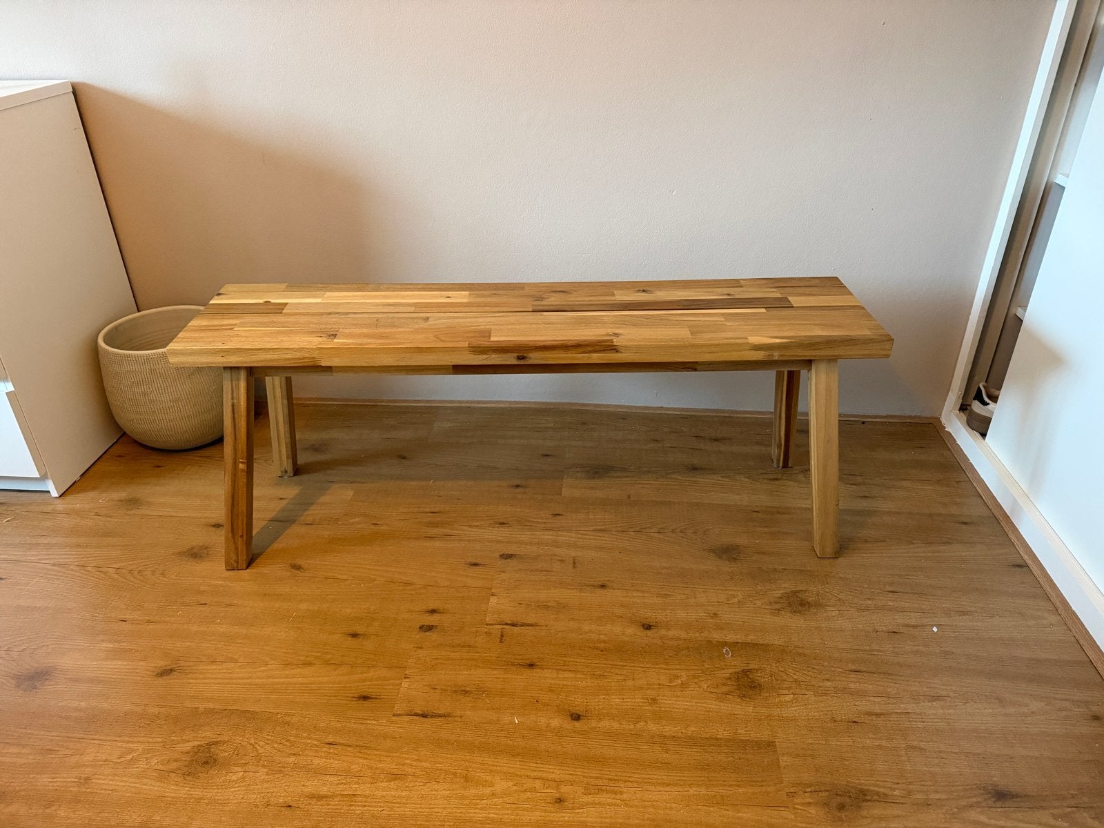 SKOGSTA bankje, Huis en Inrichting, Ophalen, Gebruikt, Hout