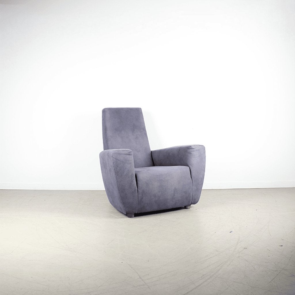 Label Longa Fauteuil Grijs Stof